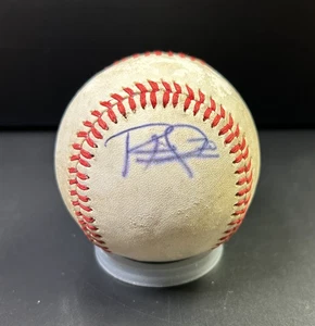 Rhys Hoskins In Person Autographed Baseball Philadelphia Phillies SEE DESC - Picture 1 of 8