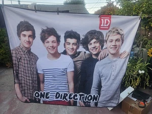 One Direction Band Throw Blanket Soft Plush Missing Tag 50” x 57” - Picture 1 of 7