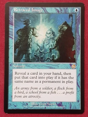 Magic The Gathering TORMENT RETRACED IMAGE blue card MTG - Image 1 of 2