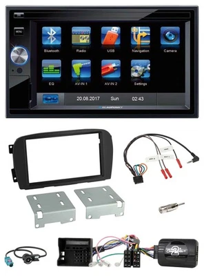 Blaupunkt Lenkrad USB Bluetooth TMC 2DIN Navigation für Mercedes SL R230 2000-20 - Bild 1 von 4