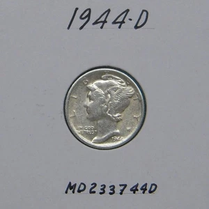 1944-D Merkur Groschen, 90% Silber Groschen - Bild 1 von 2