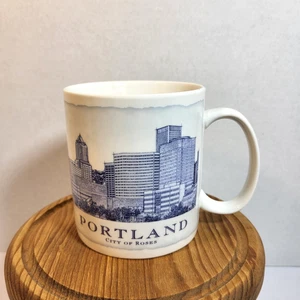 Starbucks Portland Skyline Architecture 2006 Collectible Coffee Tea Mug 18 oz  - Picture 1 of 8