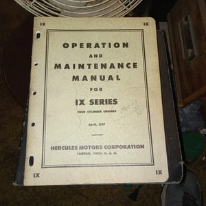 Manuale Hercules Motors serie Ix 1957 - Foto 1 di 5