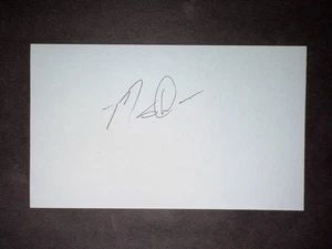 Matt Downs, GIANTS (2009 Debut) SIGNED 3x5 Index Card (HS) - Imagen 1 de 1
