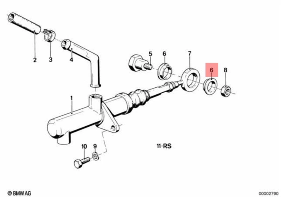 Cojinete de buje original BMW M1 114 E12 E21 E23 E24 E26 E3 E9 NK 1500 35314640116 Foto 1 de 1