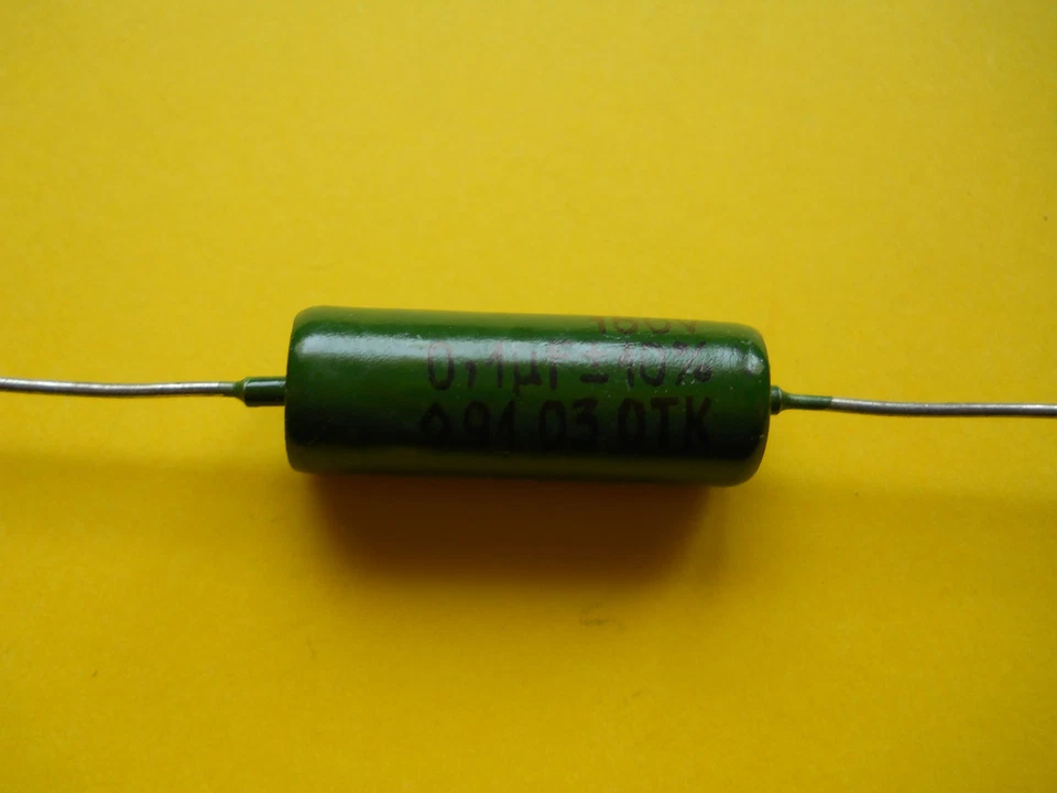 1 x NOS 0.1uF PIO RUSSIAN GUITAR or BASS TONE CAPACITOR  - Photo 1/1