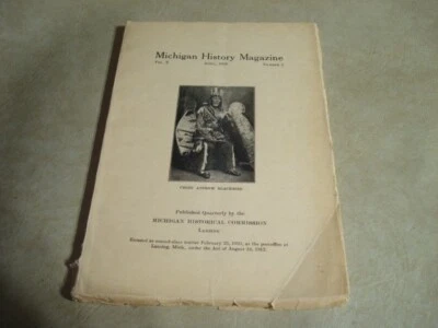 Michigan History Magazine - Vol. X, April 1926, Number 2 - Image 1 of 4