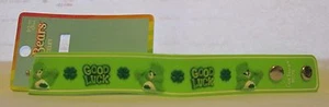 Care Bears GOOD LUCK BEAR verstellbar Erwachsene Kind Silikon Gummi Schnapparmband - Bild 1 von 1