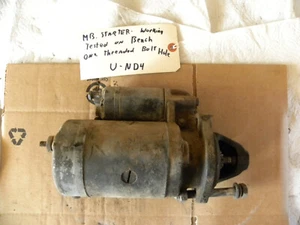 Mercedes Benz W111 W114 W108 W110 W112 W115 W109 Starter Motor .........U-ND4 - Picture 1 of 8