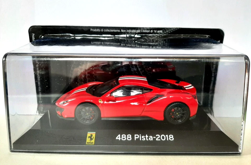 Die Cast Model GT Cars Ferrari 488 Pista - 2018 Supercars Collection #57 Foto 1 de 1