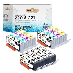 PGI220 CLI221 Ink Cartridges for Canon PIXMA MP620 MP620B MP980 MP540 Lot - Picture 1 of 6