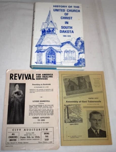 History of United Church of Christ in South Dakota 1869-1976 + 1940s Pamphlets - Picture 1 of 18