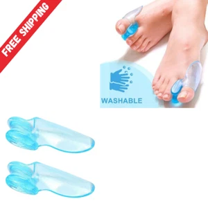 1 Paar Silikon Gel Ballenkorrektor & Zehentrenner - Orthese Schmerzlinderung - Bild 1 von 8
