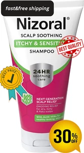 Nizoral Scalp Soothing Itchy, Sensitive Scalp Shampoo Immediate Relief 200ml UK - Picture 1 of 4