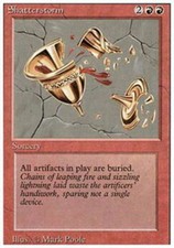 1x Shatterstorm LP, English MTG Revised Edition