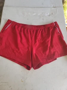Adidas Unisex Vintage Retro Clima Performance Shorts Red NWT 3XL,  - Picture 1 of 4