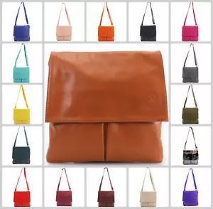 Vera Pelle VP-C818 Borsa a tracolla donna in pelle morbida donna messenger - Foto 1 di 32