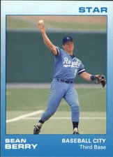 1988 Baseball City Royals Star #6 Sean Berry