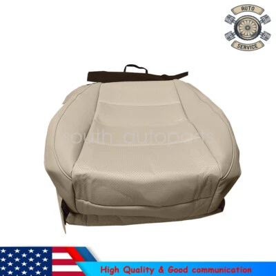 Driver Perforated Leather Bottom Seat Cover TAN For 2015-2019 Subaru Outback Foto 1 de 4