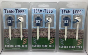 Auburn Tigers Golf Pro Rubber Head Golf Tees, 6 Total Golf Tees ⛳ - Picture 1 of 3