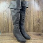 Report Footwear Fisher Womens Size 7.5 Riding Boot Over The Knee OTK Brown