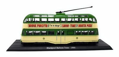 Atlas 1/76 Trolley Car Blackpool Ballon Tram 1960 Stand model metal - Image 1 of 3