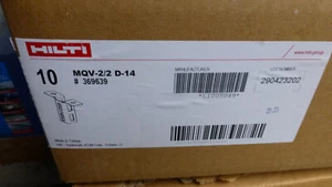 1 x Hilti 369639 MQV-2/2 D-14  MQV-2/2 D Schienenfuß - Bild 1 von 1
