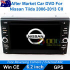 6.2" Car DVD GPS Navigation Head Unit Stereo For Nissan Tiida 2006-2013 CII
