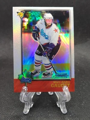 1998 Bowman Chrome CHL Refractors #91 Marc-Andre Gaudet Victoriaville Tigres - Image 1 of 2