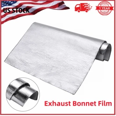Thickness Car Heat Shield Barrier Heat Reflective Adhesive Backed Aluminum Cloth - Image 1 of 4
