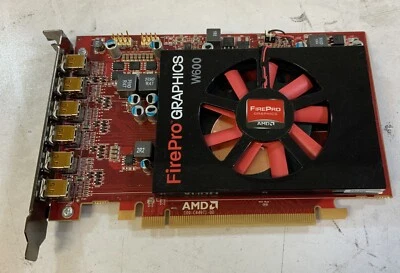 AMD FirePro W600 PCIe x16 3.0 6x Mini DisplayPort Card-P7A - Image 1 of 4
