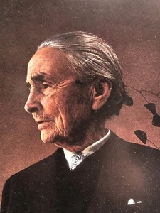 Georgia O’keeffe by Artist Dan Budnik at Ghost ranch 1975 signed & no Lithograph - Bild 1 von 7