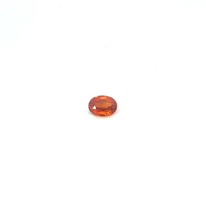 1.27 ct Luster "Mandarin Orange" Good Oval Cut Natural Spessartite Garnet Video - Picture 1 of 3