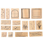 Petits timbres en bois album à faire soi-même artisanat fournitures de fête