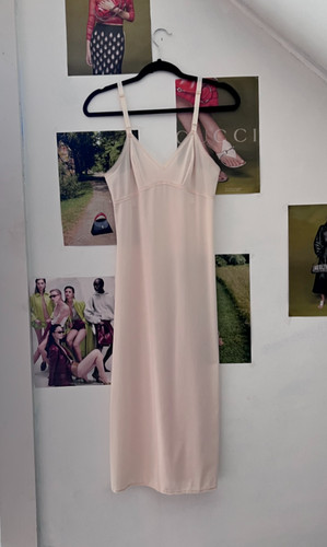 OFF WHITE Abito slip lingerie intimo vintage anni 70 bianco sporco 32" di Lorena