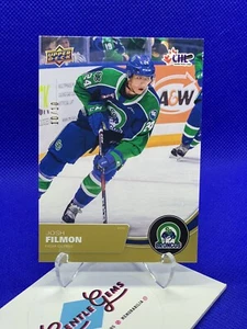 Josh Filmon 2021-22 Upper Deck CHL High Gloss Exclusives /10 New Jersey Devils - Picture 1 of 3