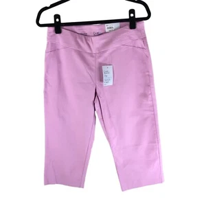 Croft & Barrow Womens The Effortless Stretch Capri Pants Mid Rise Pink 6P - Picture 1 of 5