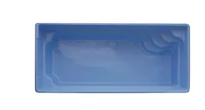 GFK Schwimmbecken Swimmingpool Rechteck 2,80x5,00x1,35m Komplettset Fertigbecken - Bild 1 von 6