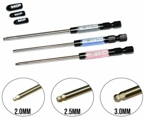 MIP Ball End Metric SPEED TIP Hex Driver RC Set (3) 2.0 / 2.5 / 3.0mm MIP9516 - Picture 1 of 1