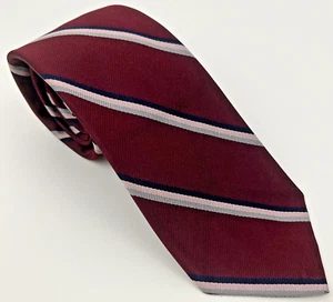 Robert Talbott Silk Tie New Lancing Regimental Stripe Twill Vintage 55x3.13 - Picture 1 of 8