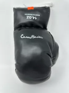 Guanto da boxe Carmen Basillio Firmato Nero JSA COA - Foto 1 di 1