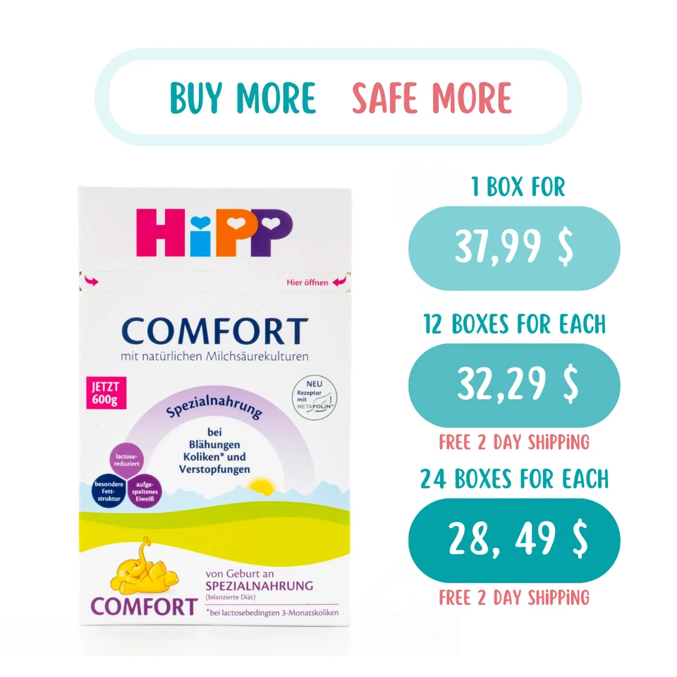HiPP Comfort Special Formula 0+ meses (600g) Foto 1 de 4