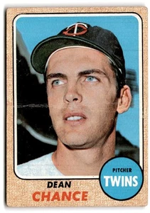 1968 Topps #255 Dean Chance - Picture 1 of 2