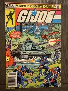 G.I. Joe A Real American Hero 5 VF - VF+ Newsstand variant Marvel Comics 1984 - Picture 1 of 2