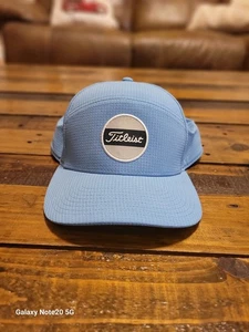 Titleist Golf Boardwalk Hat Blue Men’s 5 Panel Adjustable Snapback Logo Cap - Picture 1 of 4