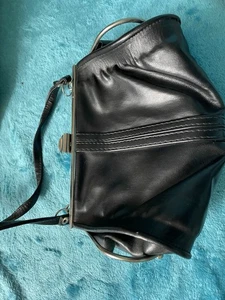 Vintage Handtasche Leder - Bild 1 von 3