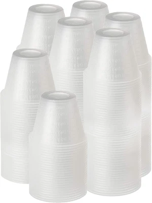 [1000 Count - 1 Oz.]  Disposable Graduated Plastic Medicine Cups - for Mixed Pil - Image 1 of 4