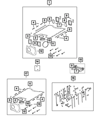 Kit de sujeción de sobrealimentador Mopar genuino 68271009AB Foto 1 de 3