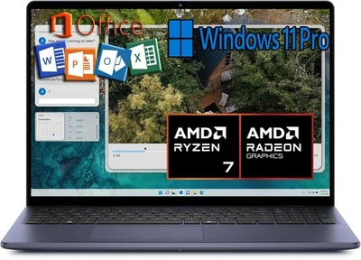 DELL Inspiron 16 Laptop 5645 Ryzen 7, 16GB, 1TB SSD , 16" , Win 11 Pro & Office - Image 1 of 4