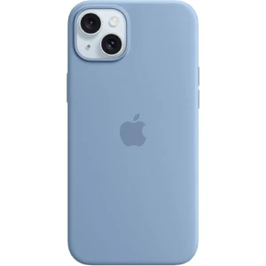 Original Apple iPhone 15 Plus Silikon Case mit MagSafe Winterblau - Bild 1 von 5